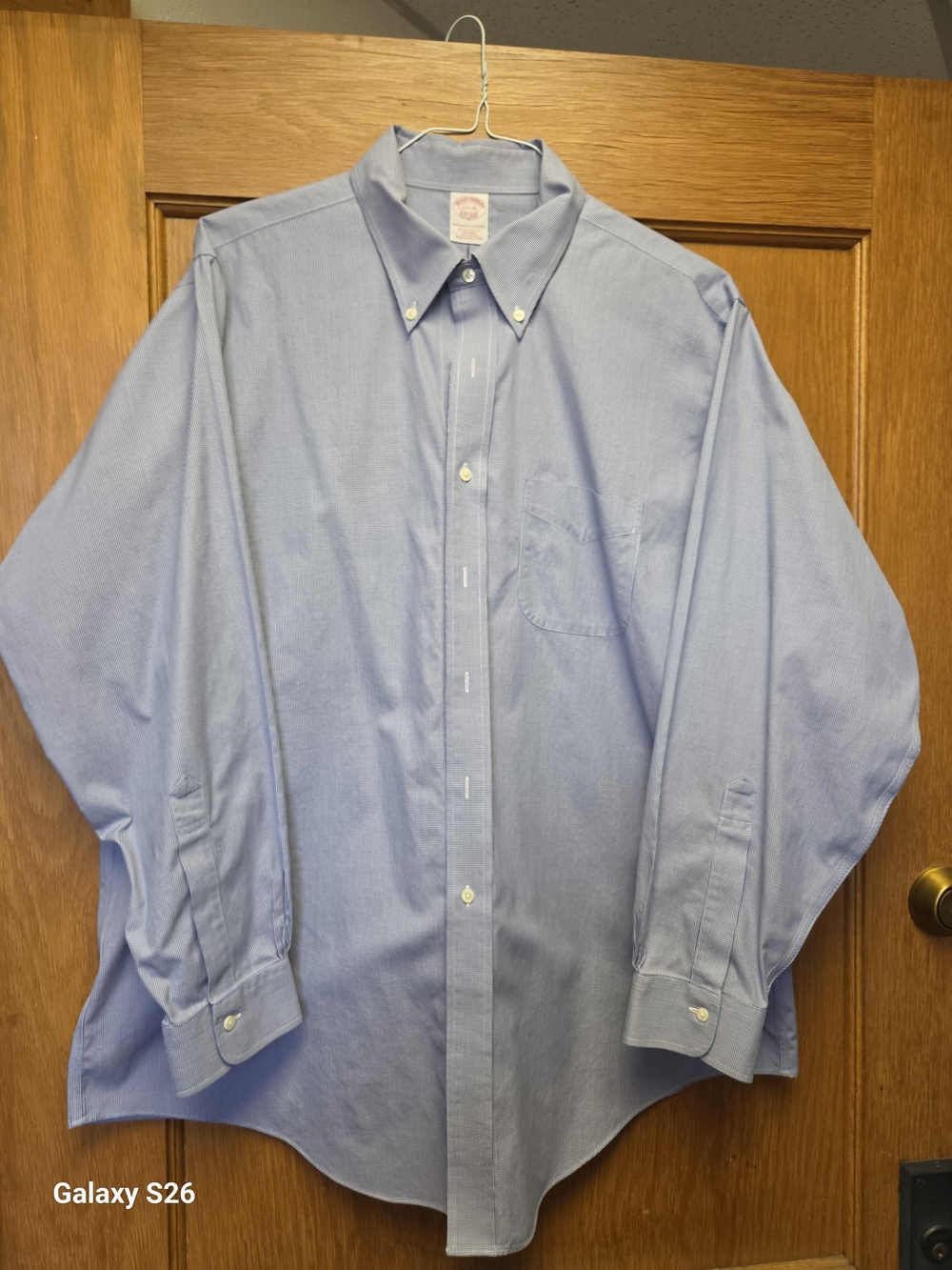 Brooks Brothers Light Blue Oxford Button-Down Dress Shirt